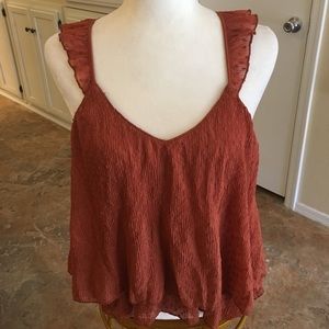 Dusty Orange Tank (Blouse)